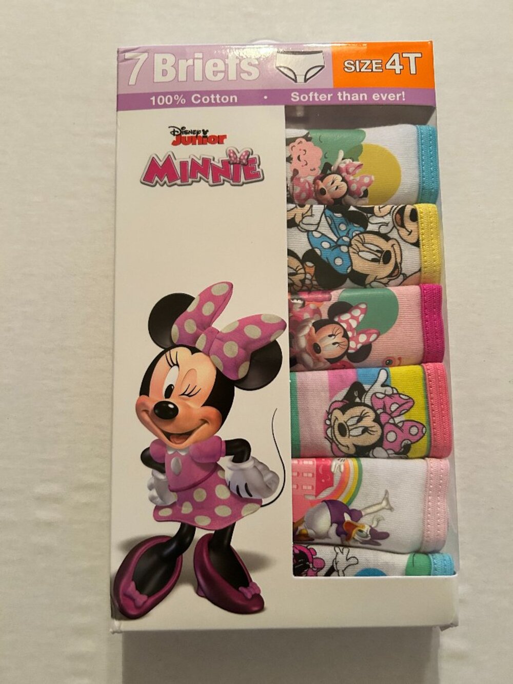 Disney Junior Minnie Mouse - 7 Briefs Size 4T